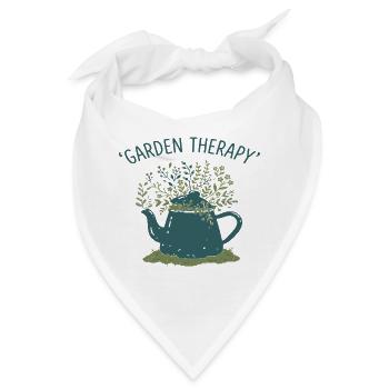 Garten Therapie Teekanne - Bandana - Weiß - Vorne