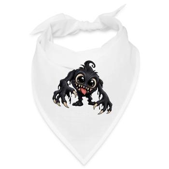 Schattenmonster - Monster unter dem Bett Party - Bandana - Weiß - Vorne