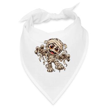 Mumie - Monster unter dem Bett Party - Bandana - Weiß - Vorne