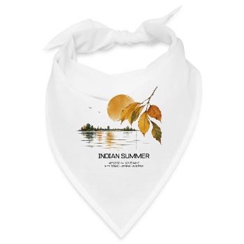 INDIAN SUMMER - Bandana - Weiß - Vorne