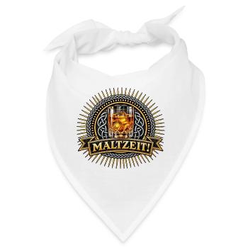 Maltzeit Whiskeyglas Motiv - Bandana - Weiß - Vorne