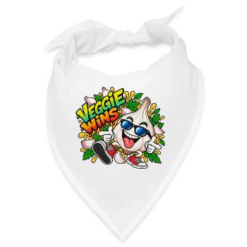 Cooles Radieschen - Bandana - Weiß - Vorne