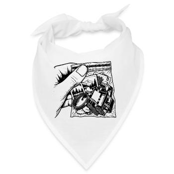 Suchtfoto Argentique – Filmverpackungsbeutel - Bandana - Weiß - Vorne