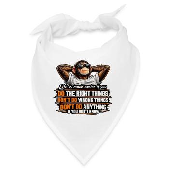 Dotherightthings - Bandana - Weiß - Vorne