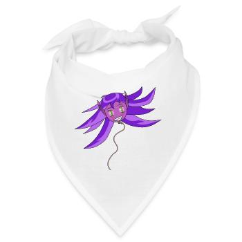 Kobold-Luftballon - Bandana - Weiß - Vorne