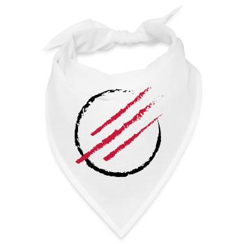 Scratch the Circle - Bandana - Weiß - Vorne