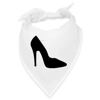 schuhe highheels schoes flipflops boots stiefel68 - Bandana - Weiß - Vorne