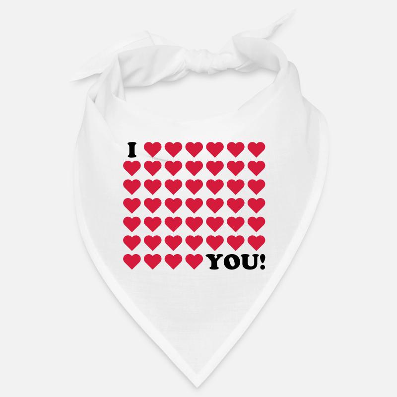 mariage d'amour de jour de valentines Bandana