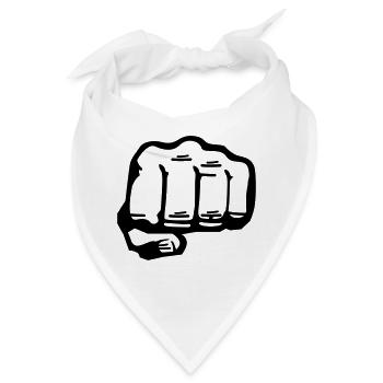 Faust - Bandana - Weiß - Vorne