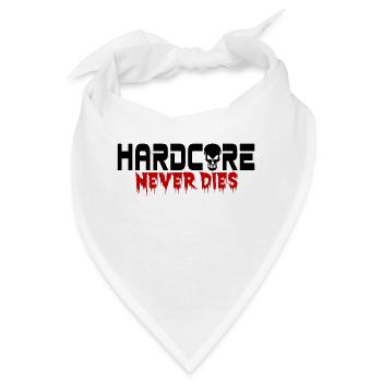 Techno Hardstyle Raver Rave - Bandana - Weiß - Vorne