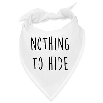 Revolution / Frieden / Menschen / Reise / Grün / - Bandana - Weiß - Vorne