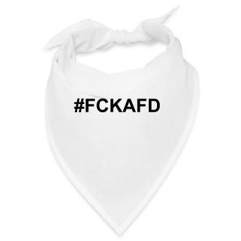 #FCKAFD White - Bandana - Weiß - Vorne
