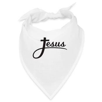 Jesus Christus Christliche Geschenkideen Gott - Bandana - Weiß - Vorne