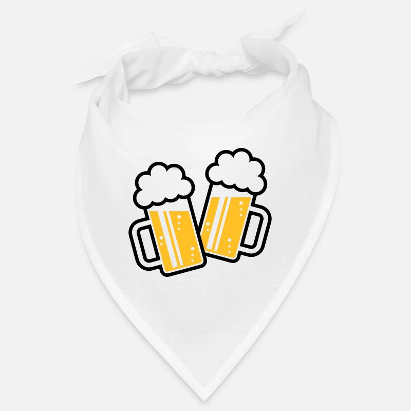 2 chopes de bière grillées, santé ! (chope de bière / 3C) Bandana