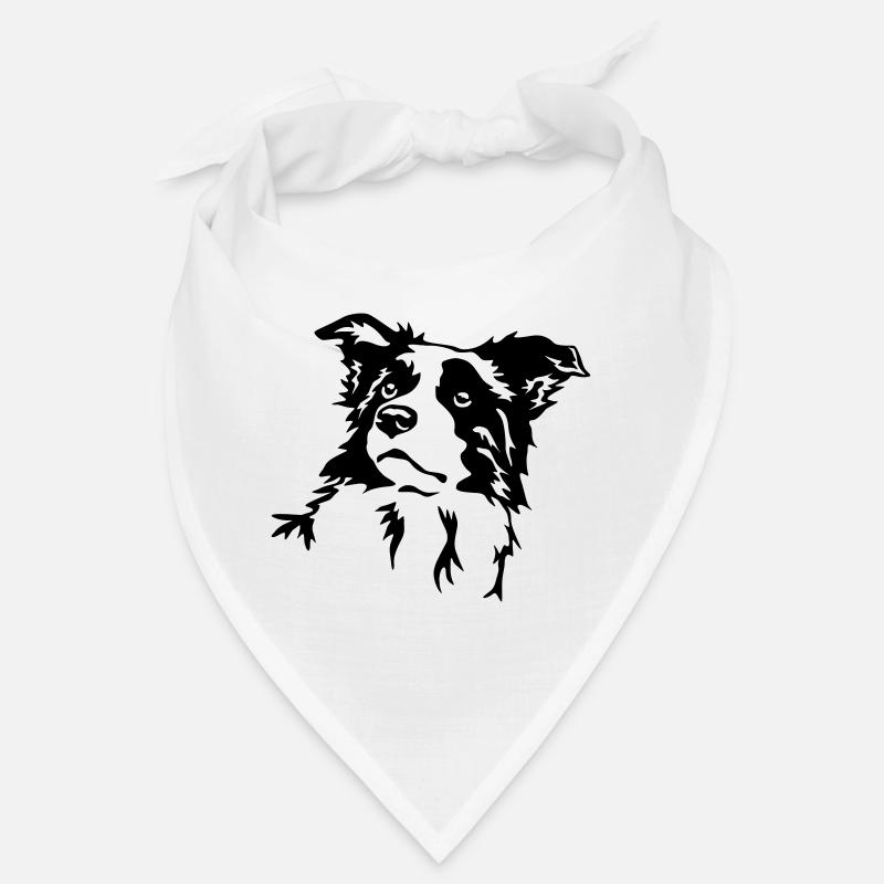 Border Collie head Bandana