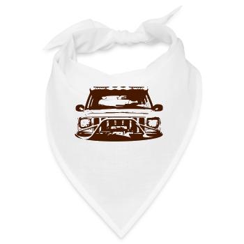 Cherokee XJ - Bandana - Weiß - Vorne