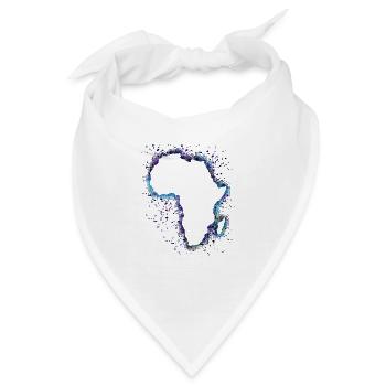 Afrika - Bandana - Weiß - Vorne