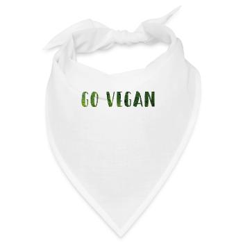Zum Veganer werden - Bandana - Weiß - Vorne