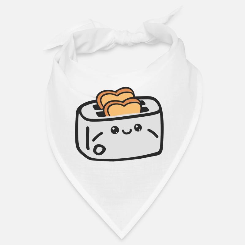 Toaster and bread Bandana