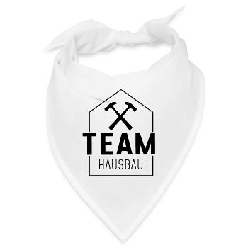 Team Hausbau - Bandana - Weiß - Vorne