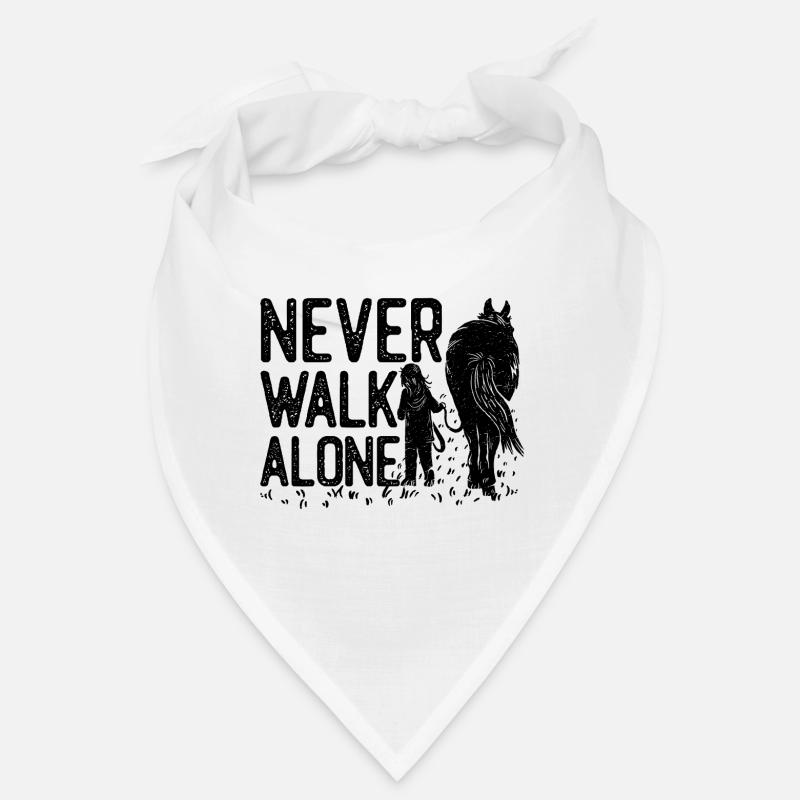 Pferd - Never walk alone Bandana