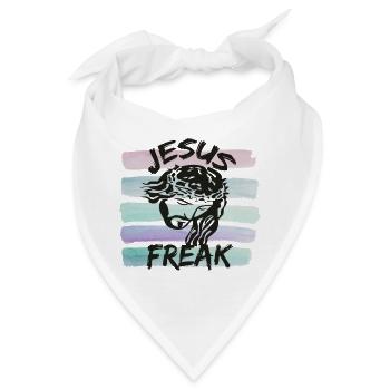 Jesus Freak - Bandana - Weiß - Vorne