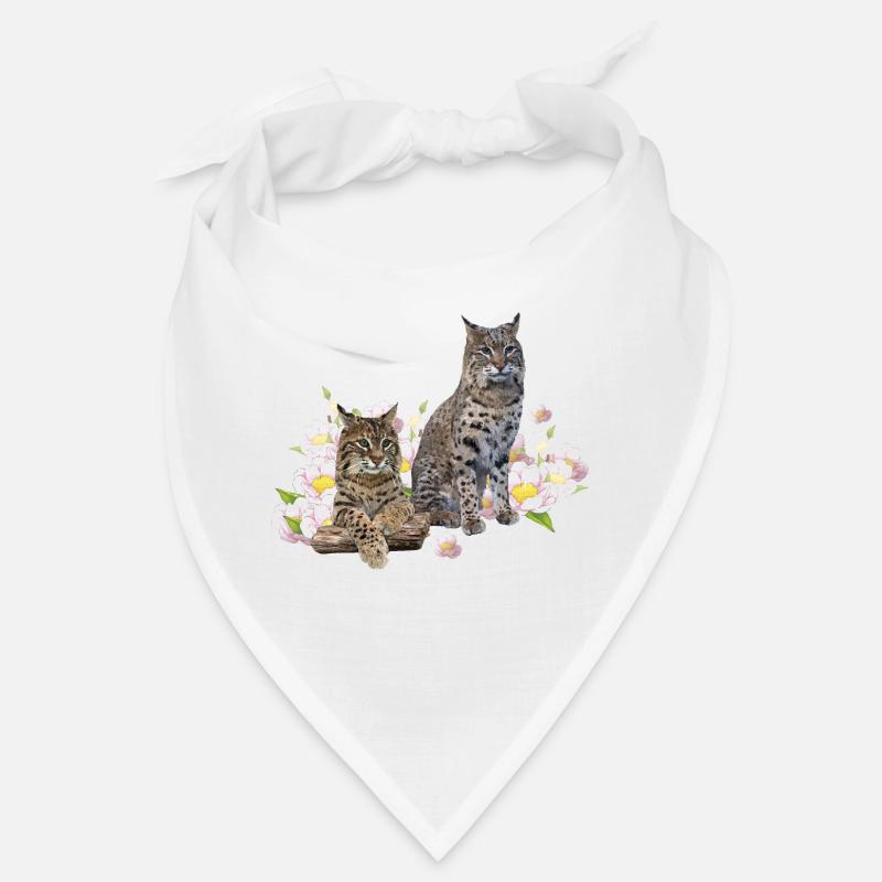 Luchs - Bandana - Weiß