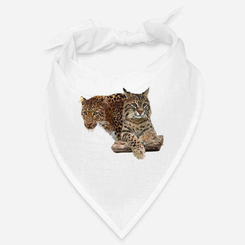 Leopard und Luchs Bandana