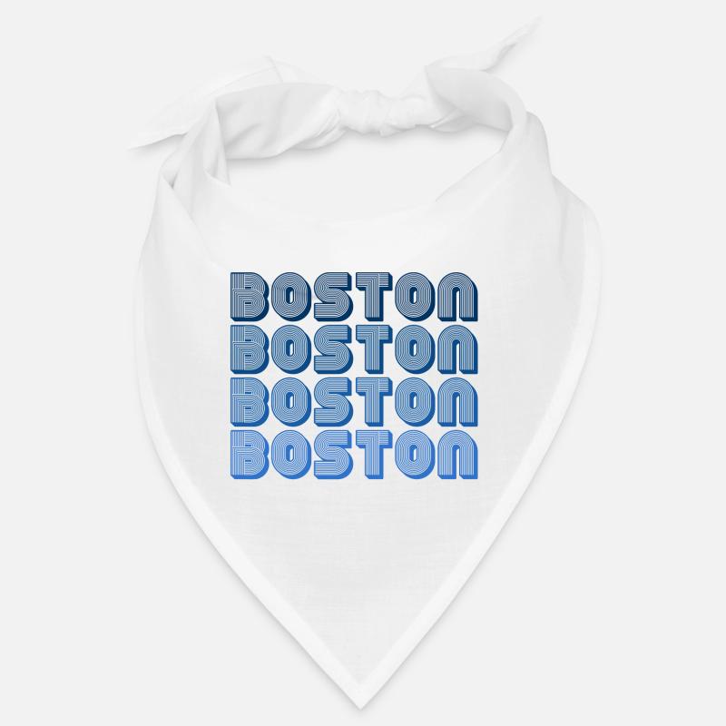 Boston Block Grid Pattern Bandana