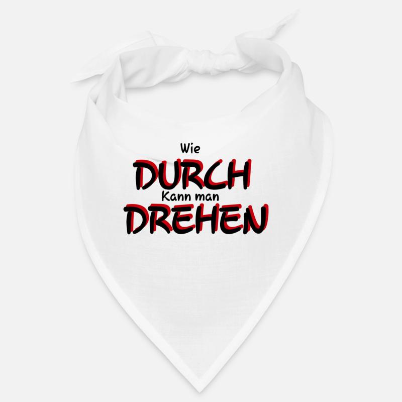 durchdrehen - Bandana - Weiß