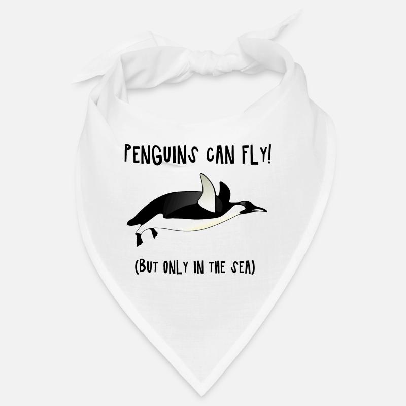 Les pingouins peuvent voler (mais seulement dans la mer) - fun4m3 Bandana