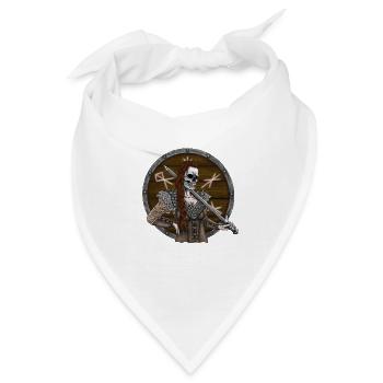 Vikingmaidmit Schild - Bandana - Weiß - Vorne