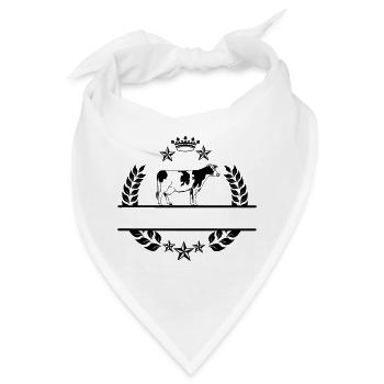 Siegerkuh - Bandana - Weiß - Vorne