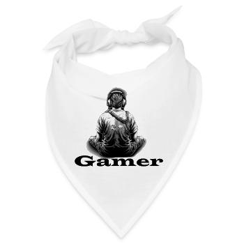 Gamer - Bandana - Weiß - Vorne