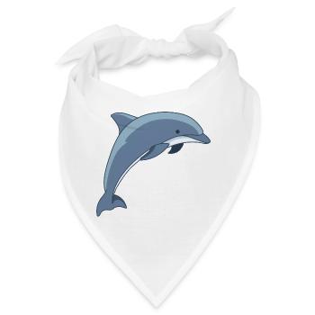 Meerestiere - Bandana - Weiß - Vorne