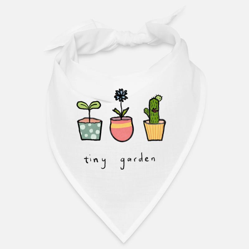 Tiny potted plants garden Bandana