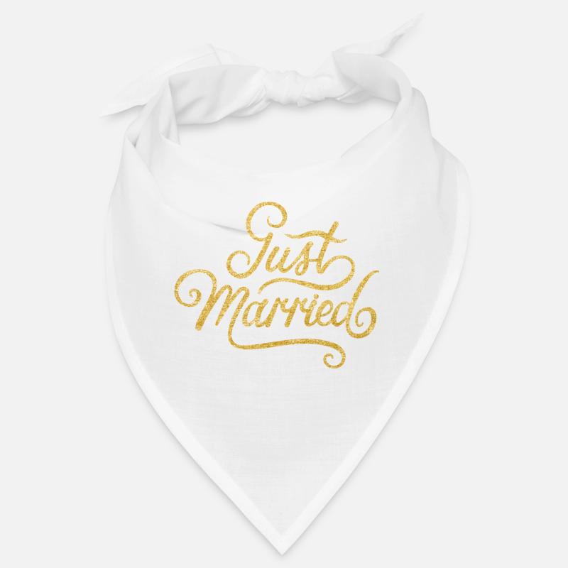 Jeunes mariés. Dis-le par la présente-Juste marié ! Bandana