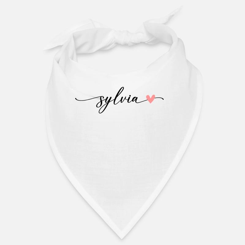 Sylvia Name Calligraphy Font Bandana