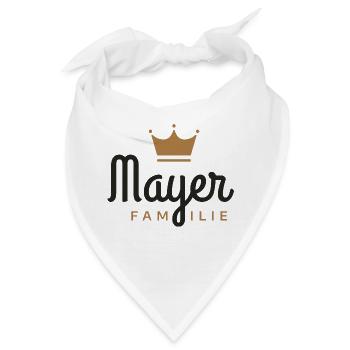 Mayer-Familie - Bandana - Weiß - Vorne