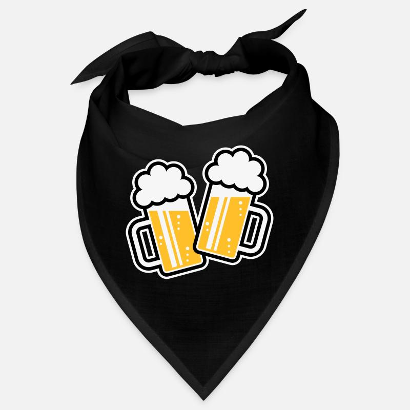 2 chopes de bière toast, à votre santé ! (Chopes à bière 3C) Bandana