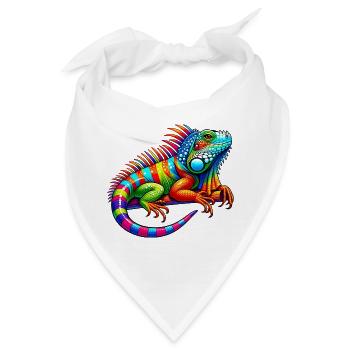 Leguan - Bandana - Weiß - Vorne