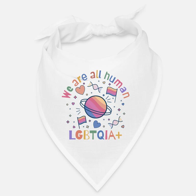 We are all human LGBTQIA+ Pride Bandana