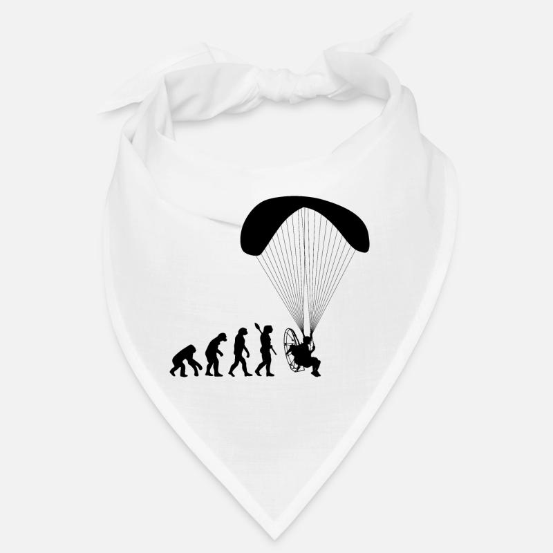 Paramotoring Human Evolution Funny Bandana
