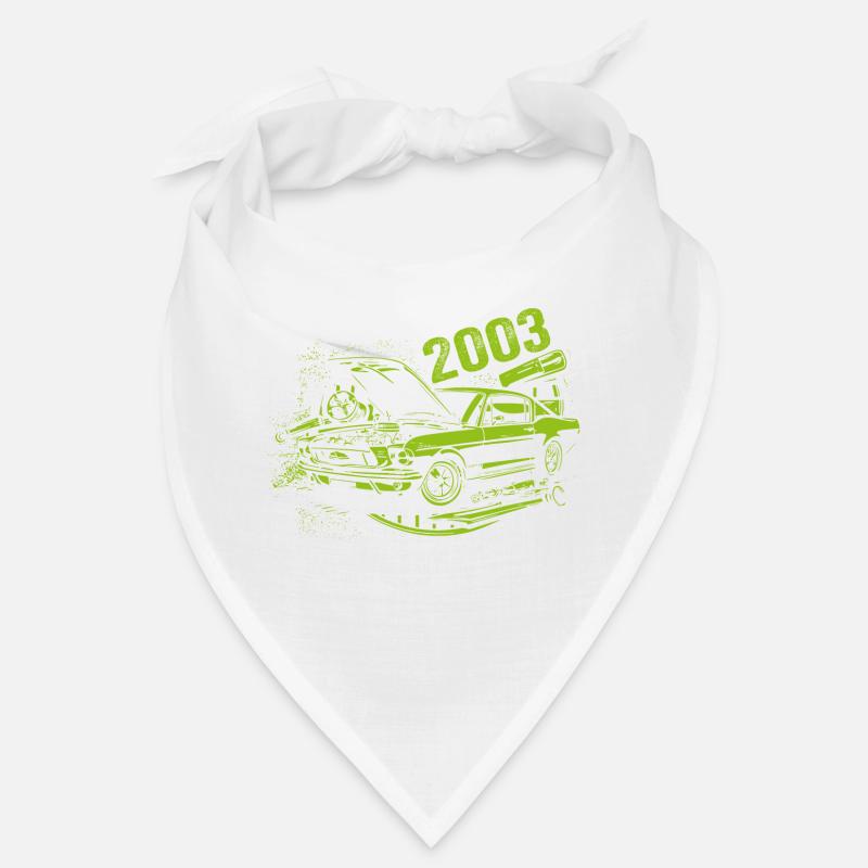 2003 Geburtstag Oldtimer Modell 2003 Vintage 2003 Bandana