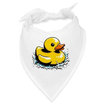 Ente Ente Ente Ente Ente - Bandana - Weiß - Vorne