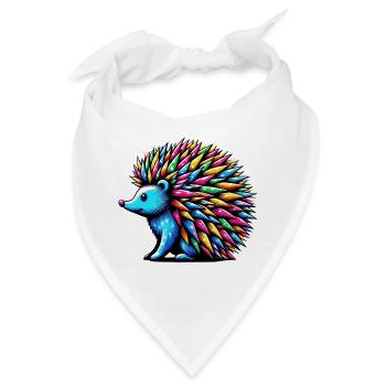 Igel - Bandana - Weiß - Vorne