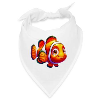 Clownfische - Bandana - Weiß - Vorne