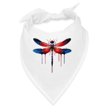 Libelle - Bandana - Weiß - Vorne