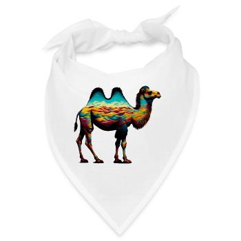 Kamel - Bandana - Weiß - Vorne