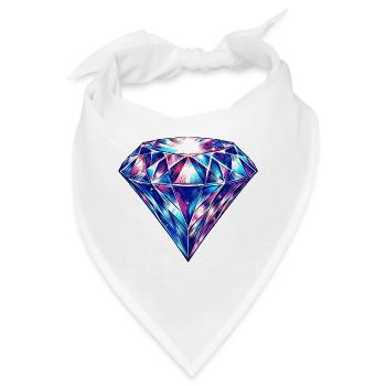 Diamant - Bandana - Weiß - Vorne